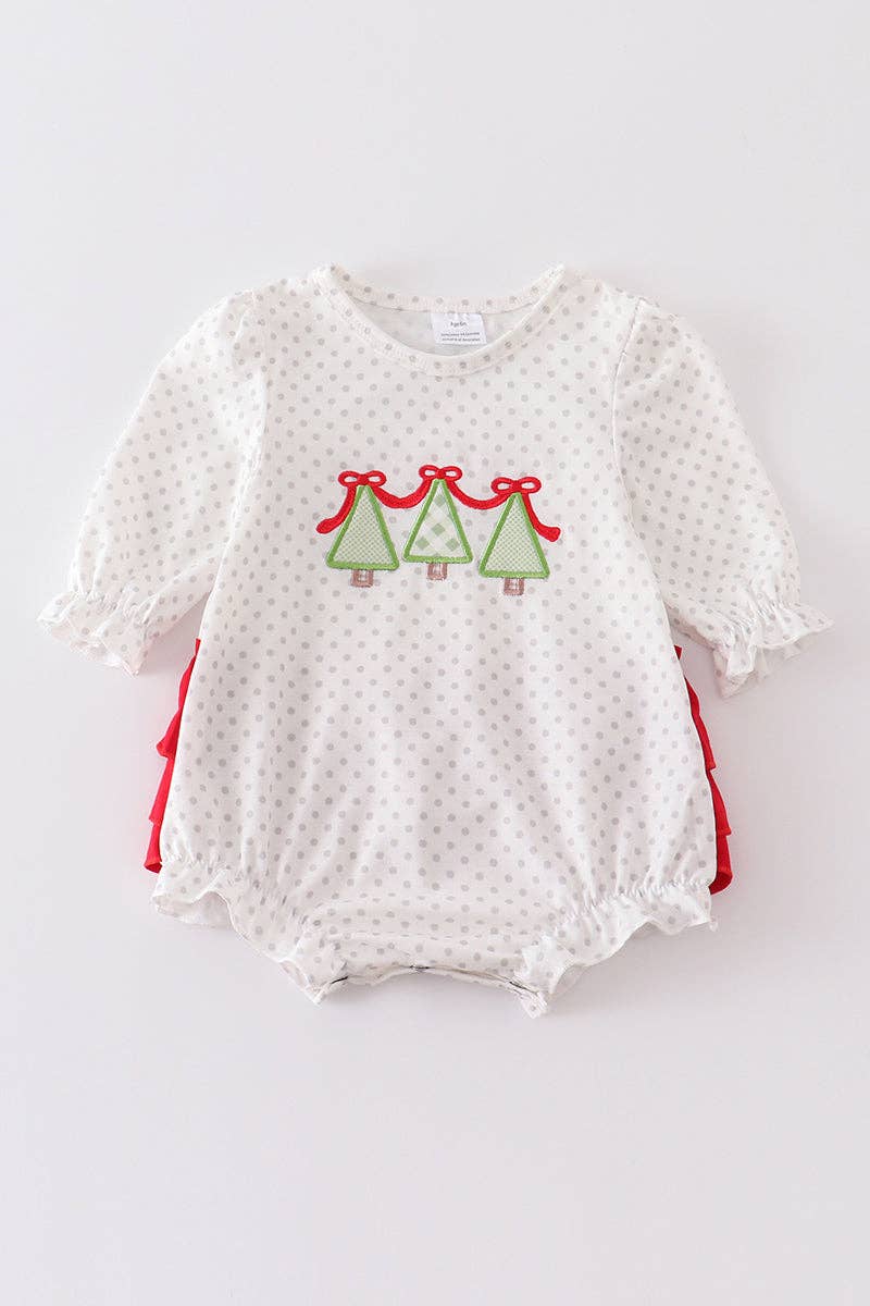 'Christmas Tree' Baby Bubble Romper