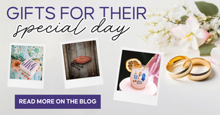 Promotional Blog Banner that says "Gifts For Their Special Day!" from Whatsoever Things | Dallas, TX