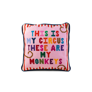 My Circus Needlepoint Pillow-[product_category]-Whatsoever Things
