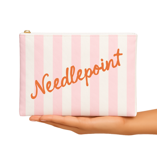 Needlepoint Bag Stripe Bag Cross gift Tyvek