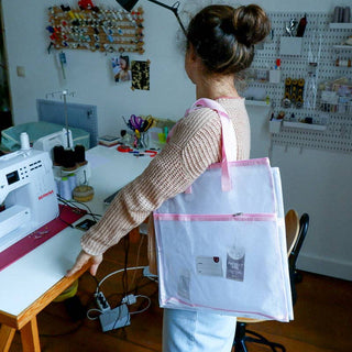 Project Bag - Store Everything for Your Project in One Place - Light Pink-[product_category]-Whatsoever Things