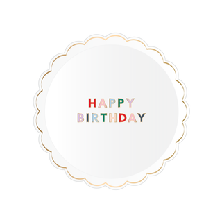 HAPPY BIRTHDAY dessert plates-Plates-[product_category]-Whatsoever Things