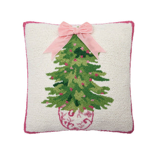 Chinoiserie Ribbon Tree Hook Pillow