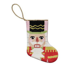 Nutcracker Embroidered Mini Stocking-[product_category]-Whatsoever Things