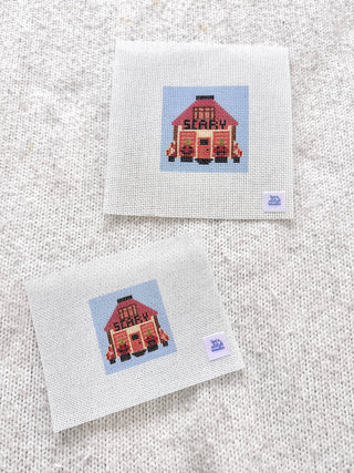 Halloween Mini Shop Hand-Painted Needlepoint Canvas