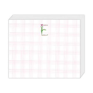 Hand painted Floral Initial Notepad-Notebooks & Notepads-[product_category]-Whatsoever Things