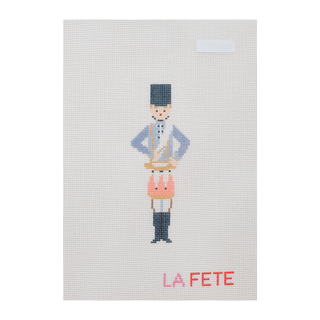12 Days Of Christmas - Twelve Drummers Drumming Hand Painted Needlepoint Canvas