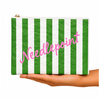 Needlepoint Bag Stripe Bag Cross gift Tyvek