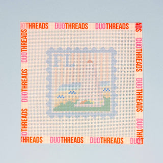 Postmarked: Florida 13 Mesh Needlepoint Canvas