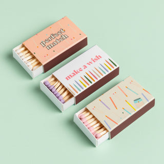 Decorative Matchbox with Colorful Matchsticks: Make A Wish-Lighters & Matches-[product_category]-Whatsoever Things