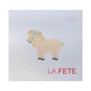 Sheep Hand Painted Needlepoint Canvas