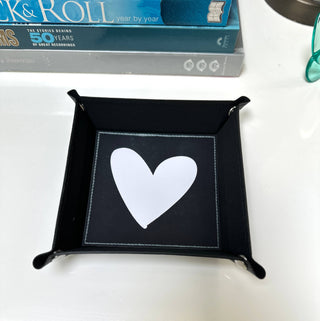Modern Heart Valet Tray 