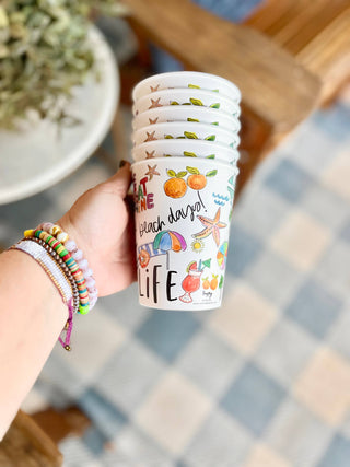 Beach Life Reusable Cups, drinkware-Drinkware-[product_category]-Whatsoever Things