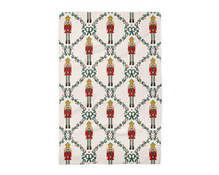 Nutcracker Red Bow Holiday Christmas Kitchen Towel Waffle
