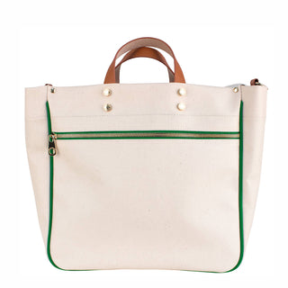 "Codie" Grass Canvas Tote with Leather Accents-[product_category]-Whatsoever Things