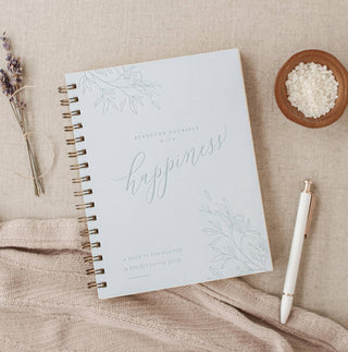 Surround Yourself With Happiness Journal-Notebooks & Notepads-[product_category]-Whatsoever Things