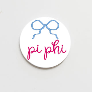 Pi Beta Phi Greek Bow Button - 2.25 inch-Accessories-[product_category]-Whatsoever Things