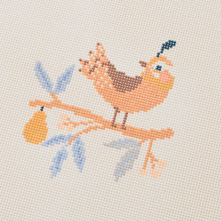 12 Days Of Christmas - A Partridge in a Pear Tree Hand Painted Needlepoint Canvas