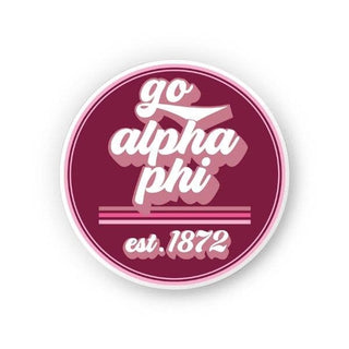 Sorority Sticker - Go Design-Stickers-[product_category]-Whatsoever Things