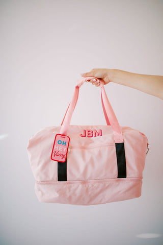 Pink Weekender Duffle-Bags-[product_category]-Whatsoever Things