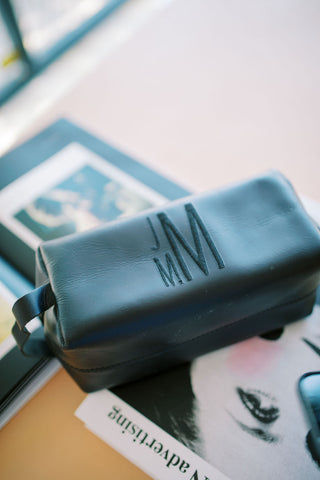 Leather Dopp kit-Bags-[product_category]-Whatsoever Things