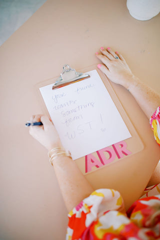 Acrylic Clipboard-Office Supplies-[product_category]-Whatsoever Things