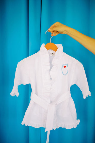 Ruffle Waffle Robe (Youth)-Youth Robes-[product_category]-Whatsoever Things