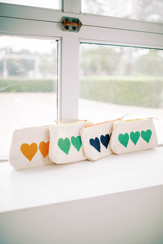 Heart Laura Cosmetic Bag