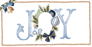 5.5x11 PREPPY CHRISTMAS Trinket Tray Insert Set of 5