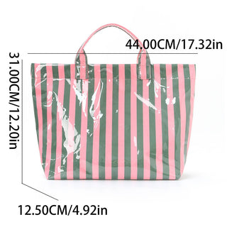 Striped Tote Bag