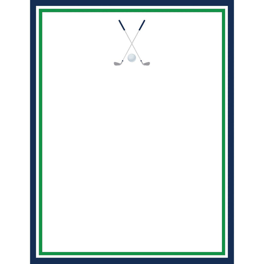 4.25 x 5.5 Golf Clubs Notepad