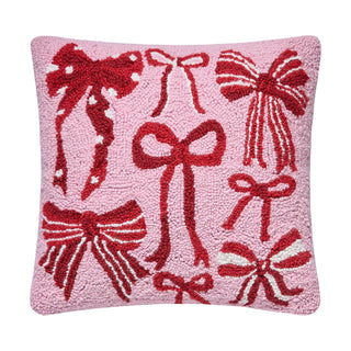 Holiday Bows Hook Pillow