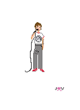 On Order from Vendor - Harry Styles Disco Needlepoint Canvas