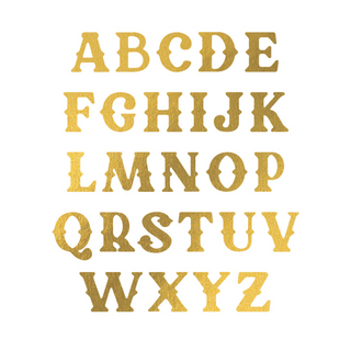 Wild West Monogram Set