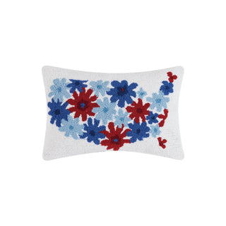 USA Flowers Pillow-Throw Pillows-[product_category]-Whatsoever Things