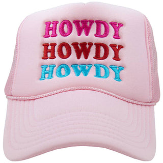 HOWDY HOWDY HOWDY Foam Trucker Hat-Hat-[product_category]-Whatsoever Things