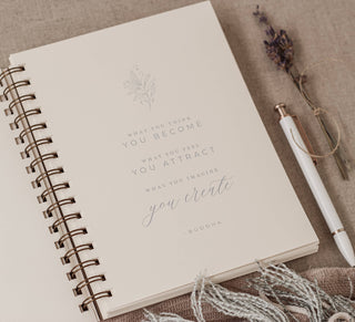Surround Yourself With Happiness Journal-Notebooks & Notepads-[product_category]-Whatsoever Things