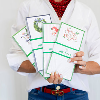 In Stock 4.25x8.5 Merry and Bright List Notepad-[product_category]-Whatsoever Things