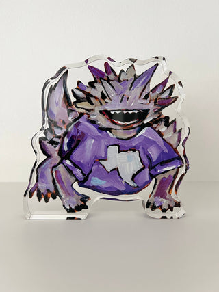 "The Horned Frog" acrylic shelfie
