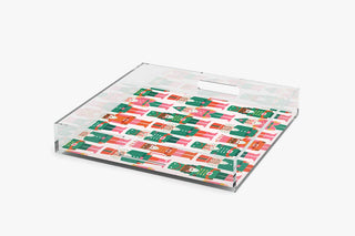 Christmas Nutcrackers | Acrylic Tray | Holiday Serving Tray-[product_category]-Whatsoever Things