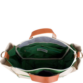 "Codie" Grass Canvas Tote with Leather Accents-[product_category]-Whatsoever Things