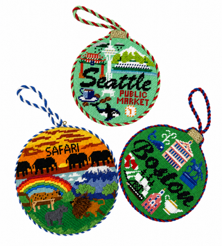 Needlepoint Ornament / "Flat" Finishing - current turn time is ONE MONTH