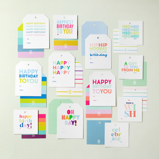 Birthday Bag of Tags