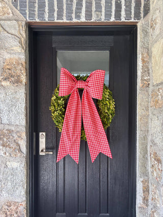 The Signature Red Plaid Bow