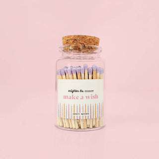 Make A Wish Mini Corked Jar with Lilac Matchsticks