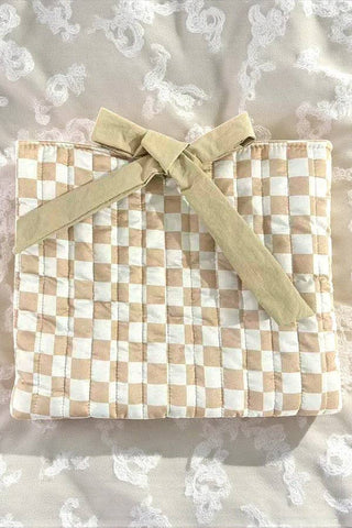 Delilah Tan Check Bible Cover-[product_category]-Whatsoever Things