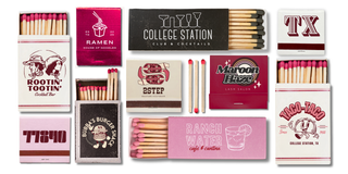 5.5x11 GAMEDAY COLLEGE STATION Trinket Tray Insert Set of 5