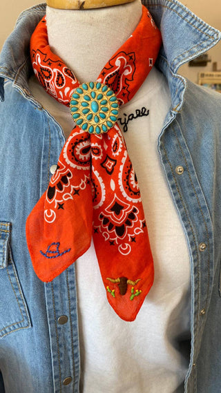 Embroidered Cattle Call Bandana-Accessories-[product_category]-Whatsoever Things