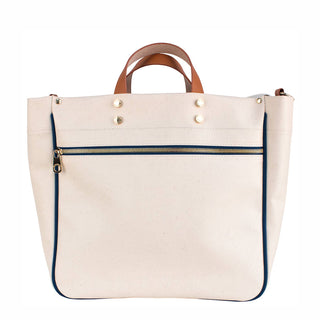 "Codie" Sailor Canvas Tote with Leather Accents-[product_category]-Whatsoever Things
