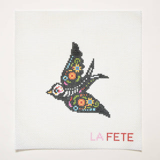 Día de los Muertos Bird Needlepoint Canvas
